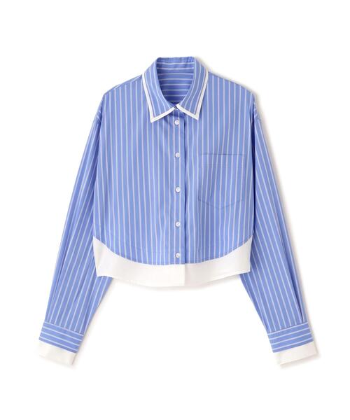 FREE'S MART（フリーズマート）の「◆レイヤード風シャツ（シャツ/ブラウス・レディース・ベージュ系その他/ブルー系その他・FREE）」の12枚目の写真