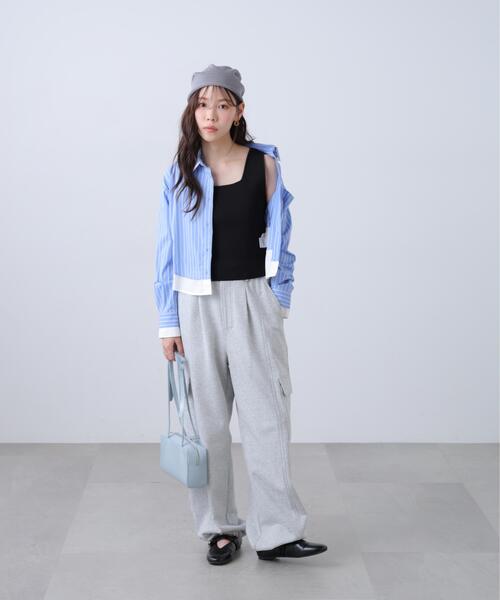 FREE'S MART（フリーズマート）の「◆レイヤード風シャツ（シャツ/ブラウス・レディース・ベージュ系その他/ブルー系その他・FREE）」の20枚目の写真