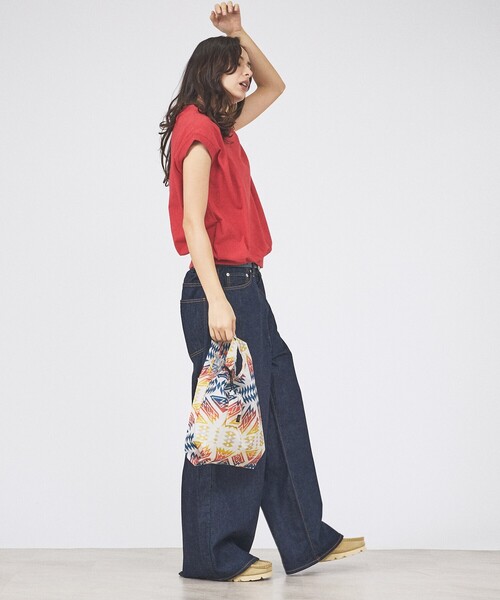 PENDLETON(ペンドルトン)の「【PENDLETON / ペンドルトン】SHOPPER With POUCH/ショッパーウィズポーチ/ユニセックス/【WEB限定】(エコバッグ/サブバッグ・メンズ・ライム/イエロー/ネイビー/グレー/ブラック/ベージュ/ブルー・フリー)」の8枚目の写真