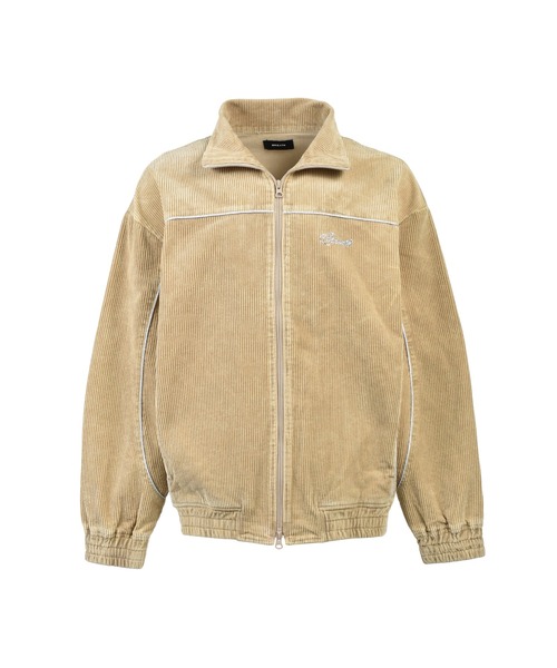 BREATH(ブレス)の「SCRIPT LOGO PIPING CORDUROY TRACK JACKET(その他アウター・メンズ・ブラック/ピンク/ベージュ・LARGE/MEDIUM/XX-LARGE/X-LARGE)」の1枚目の写真