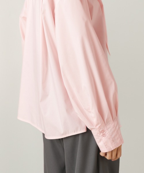 Bab（バブ）の「袖タックボウタイリボン付ブラウス（シャツ/ブラウス・レディース・ピンク/オフホワイト/ブルー・M）」の21枚目の写真