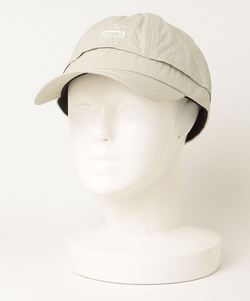 CHUMS（チャムス）の「CHUMS/チャムス　アンチバグキャップ　Anti-Bug Cap（キャップ・メンズ・ブラック/ベージュ/グリーン・FREE）」の2枚目の写真