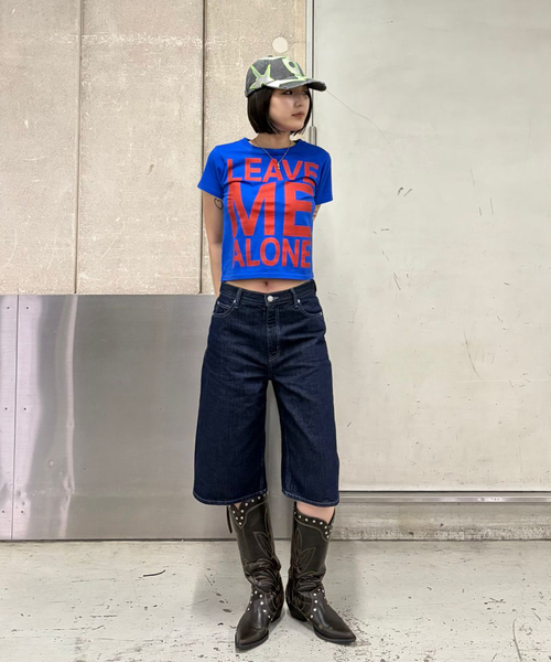 Oriens JOURNAL STANDARD（オリエンス ジャーナルスタンダード）の「《追加3》ビッグロゴプリント TEE（Tシャツ/カットソー・レディース・ブルー/ブラック/ホワイト・SMALL/MEDIUM）」の16枚目の写真