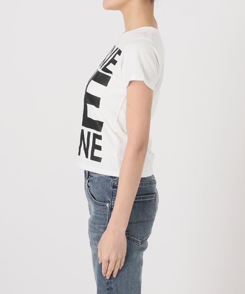 Oriens JOURNAL STANDARD（オリエンス ジャーナルスタンダード）の「《追加3》ビッグロゴプリント TEE（Tシャツ/カットソー・レディース・ブルー/ブラック/ホワイト・SMALL/MEDIUM）」の18枚目の写真