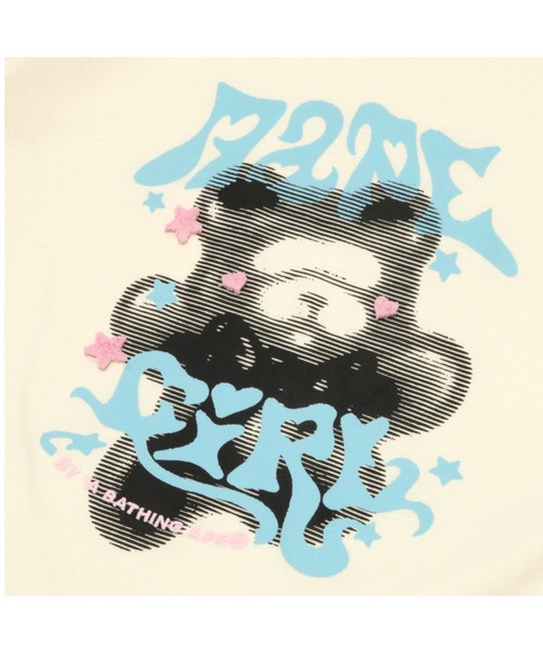 AAPE BY A BATHING APE(エーエイプバイアベイシングエイプ)の「AAPE MAIN TEE(Tシャツ/カットソー・レディース・グリーン系その他3/アイボリー・X-SMALL/XX-SMALL)」の4枚目の写真