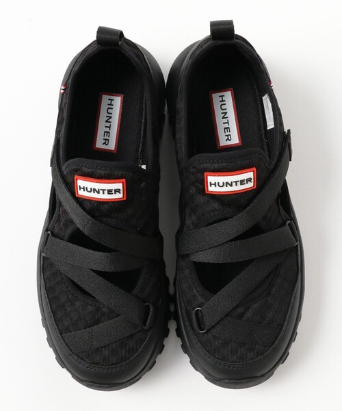 Ray BEAMS(レイビームス)の「【WEB限定】HUNTER / トラベル フロー メリー ジェーン トレーナー(サンダル・レディース・ブラック・6/5/4)」の4枚目の写真