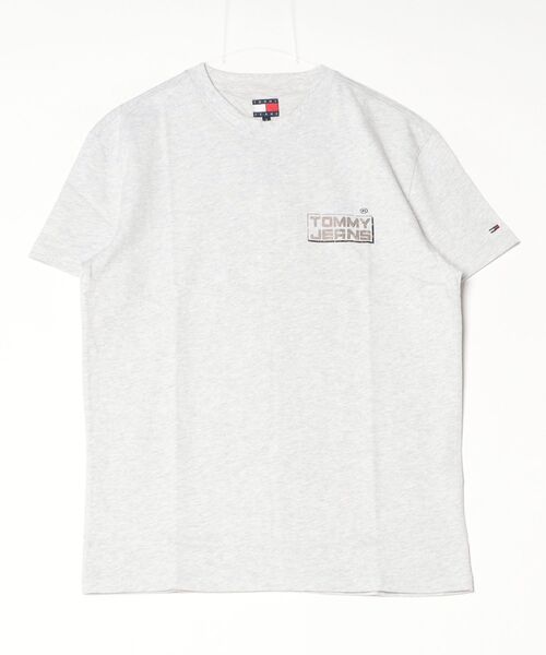 tommy jeans（トミー ジーンズ）の「ジムブロックショートスリーブレギュラーTシャツ（Tシャツ/カットソー・メンズ・グリーン/ライトグレー系1・LARGE/MEDIUM/SMALL/X-LARGE/X-SMALL）」の2枚目の写真