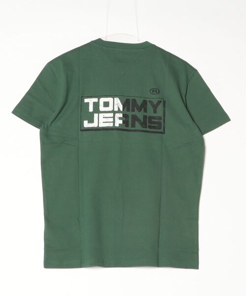 tommy jeans（トミー ジーンズ）の「ジムブロックショートスリーブレギュラーTシャツ（Tシャツ/カットソー・メンズ・グリーン/ライトグレー系1・LARGE/MEDIUM/SMALL/X-LARGE/X-SMALL）」の3枚目の写真