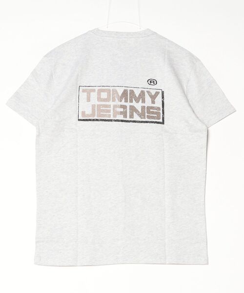 tommy jeans（トミー ジーンズ）の「ジムブロックショートスリーブレギュラーTシャツ（Tシャツ/カットソー・メンズ・グリーン/ライトグレー系1・LARGE/MEDIUM/SMALL/X-LARGE/X-SMALL）」の4枚目の写真