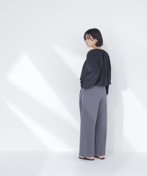 NATURAL BEAUTY BASIC(ナチュラルビューティーベーシック)の「◇シャーリングブルゾン(ブルゾン・レディース・ブラック/オフホワイト/ベージュ・FREE)」の9枚目の写真