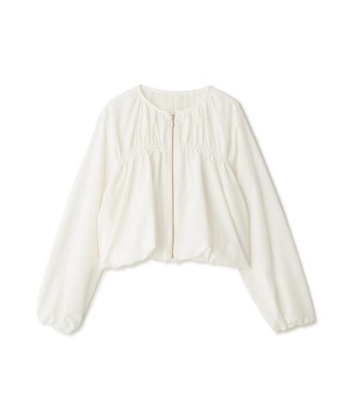 NATURAL BEAUTY BASIC(ナチュラルビューティーベーシック)の「◇シャーリングブルゾン(ブルゾン・レディース・ブラック/オフホワイト/ベージュ・FREE)」の14枚目の写真