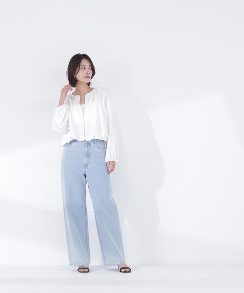 NATURAL BEAUTY BASIC(ナチュラルビューティーベーシック)の「◇シャーリングブルゾン(ブルゾン・レディース・ブラック/オフホワイト/ベージュ・FREE)」の15枚目の写真