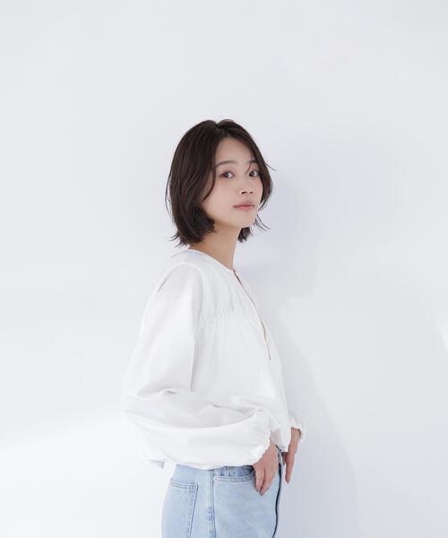 NATURAL BEAUTY BASIC(ナチュラルビューティーベーシック)の「◇シャーリングブルゾン(ブルゾン・レディース・ブラック/オフホワイト/ベージュ・FREE)」の16枚目の写真