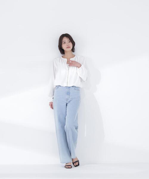NATURAL BEAUTY BASIC(ナチュラルビューティーベーシック)の「◇シャーリングブルゾン(ブルゾン・レディース・ブラック/オフホワイト/ベージュ・FREE)」の17枚目の写真