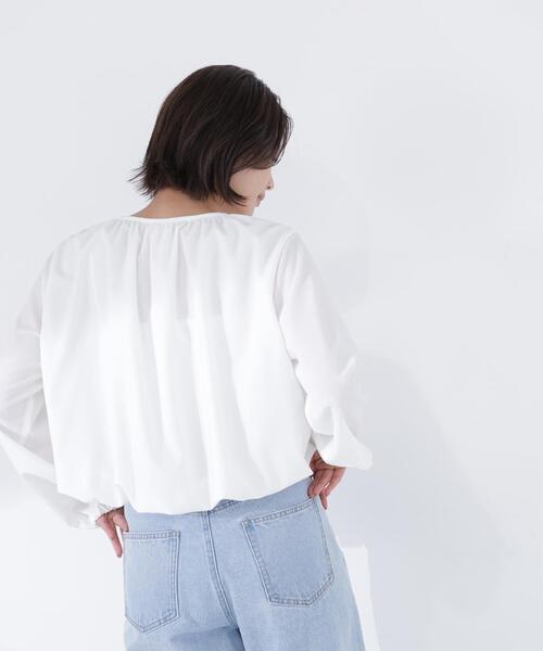 NATURAL BEAUTY BASIC(ナチュラルビューティーベーシック)の「◇シャーリングブルゾン(ブルゾン・レディース・ブラック/オフホワイト/ベージュ・FREE)」の18枚目の写真