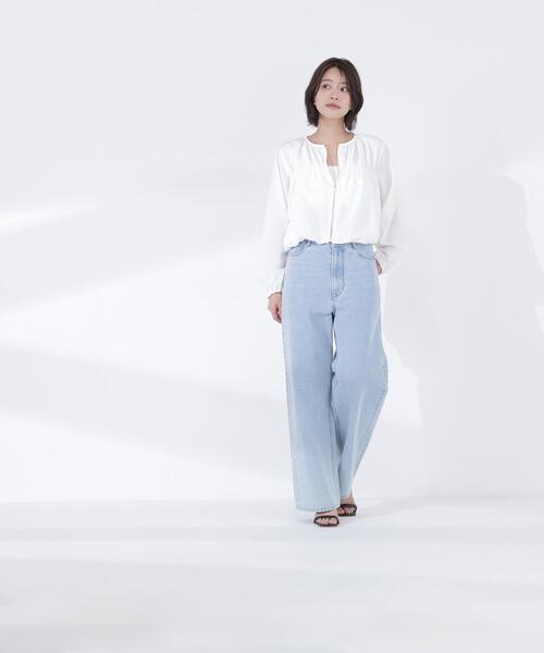 NATURAL BEAUTY BASIC(ナチュラルビューティーベーシック)の「◇シャーリングブルゾン(ブルゾン・レディース・ブラック/オフホワイト/ベージュ・FREE)」の21枚目の写真