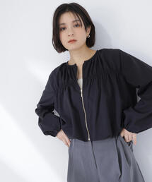 NATURAL BEAUTY BASIC（ナチュラルビューティーベーシック）の「◇シャーリングブルゾン（ブルゾン）」