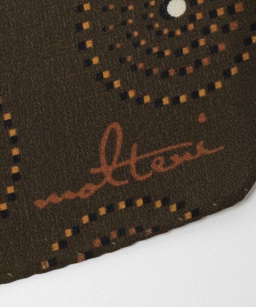 UNITED ARROWS（ユナイテッドアローズ）の「＜molteni＞サークル プリント アスコットタイ（ネクタイ・メンズ・ダークグレー/ベージュ/ダークブラウン・FREE）」の7枚目の写真