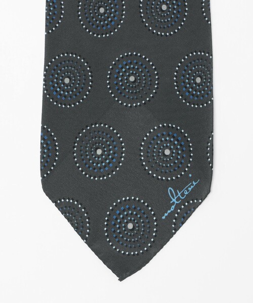 UNITED ARROWS（ユナイテッドアローズ）の「＜molteni＞サークル プリント アスコットタイ（ネクタイ・メンズ・ダークグレー/ベージュ/ダークブラウン・FREE）」の9枚目の写真