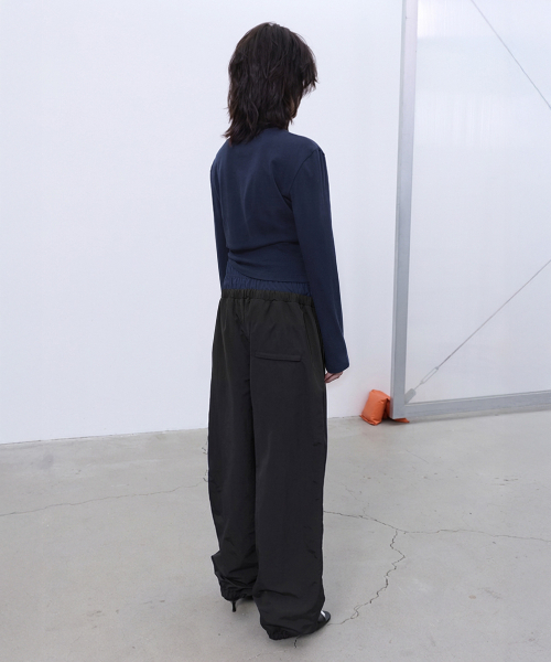 LCDC TM(エルシーディーシーティーエム)の「DOUBLE LAYERED PANTS (BLACK)(スウェットパンツ・レディース・その他・SMALL/MEDIUM)」の7枚目の写真