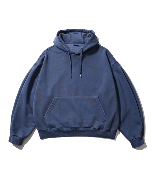 ANGLAN（アングラン）の「Valley Tuck Sweat Balloon Hoodie - Washed Blue（パーカー・メンズ・その他・1/2）」の2枚目の写真
