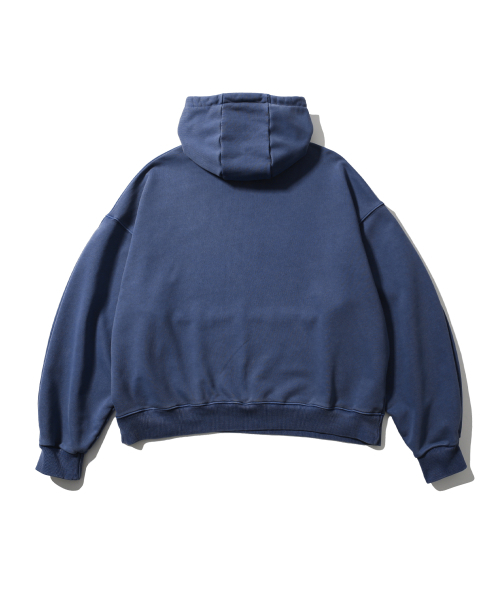 ANGLAN（アングラン）の「Valley Tuck Sweat Balloon Hoodie - Washed Blue（パーカー・メンズ・その他・1/2）」の3枚目の写真