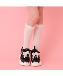 mezzo piano Junior | 透かし編みハイソックス(ソックス/靴下)