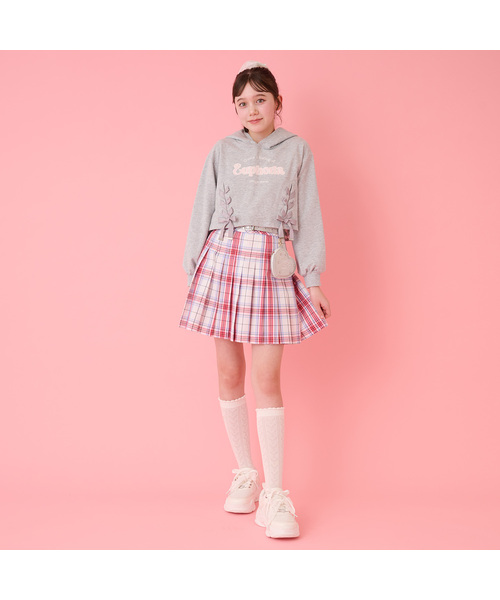 mezzo piano Junior（メゾピアノジュニア）の「透かし編みハイソックス（ソックス/靴下・キッズ・オフホワイト/ブラック・S(22-25cm)）」の12枚目の写真