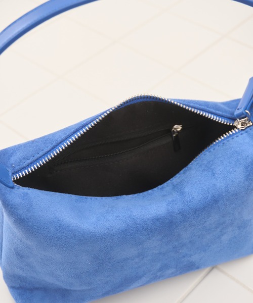 Birthday room(バースデイルーム)の「ミニスエードライクショルダーBAG/Mini suede-like shoulder bag(ショルダーバッグ・レディース・ブルー/ブラウン/ピンク・FREE)」の22枚目の写真