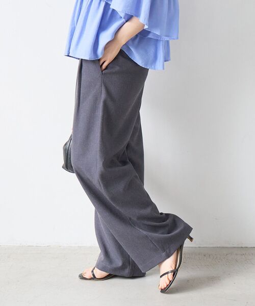 le.coeur blanc（ルクールブラン）の「麻混メランジツータックパンツ（その他パンツ・レディース・ピンク/オートミール・36/38）」の20枚目の写真