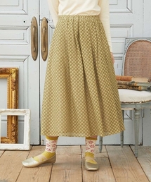 Jocomomola（ホコモモラ）の「Entrada 幾何学レースフレアスカート（スカート）」