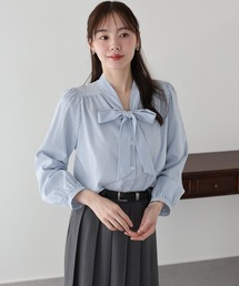リボンボウタイブラウス