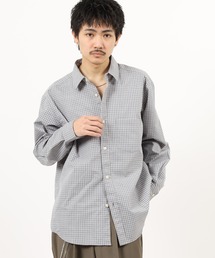 ATU　ミニチェック レギュラーシャツ 長袖