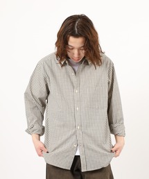 ATU　ミニチェック レギュラーシャツ 長袖