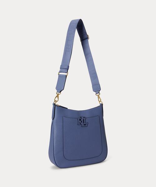 LAUREN RALPH LAUREN（ローレン ラルフ ローレン）の「ペブルド レザー ラージ Cameryn クロスボディ（ショルダーバッグ・レディース・ブルー・ONE）」の2枚目の写真