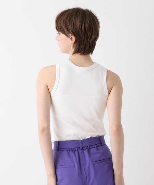allureville(アルアバイル)の「ビジュータンクトップ(Tシャツ/カットソー・レディース・ブラック/オフホワイト/オレンジ・2)」の6枚目の写真