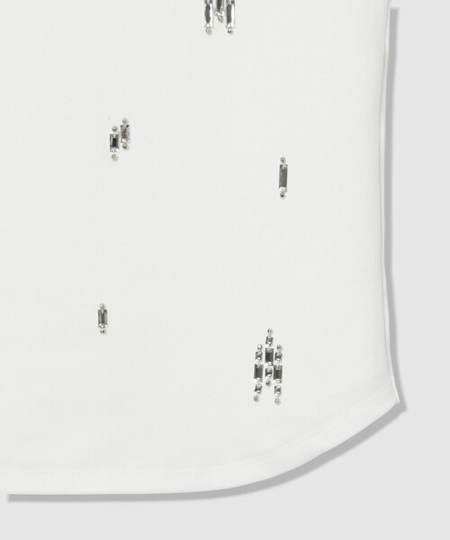 allureville(アルアバイル)の「ビジュータンクトップ(Tシャツ/カットソー・レディース・ブラック/オフホワイト/オレンジ・2)」の16枚目の写真