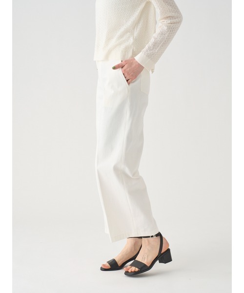 JOHN SMEDLEY(ジョンスメドレー)の「ノンフェードストレートデニムパンツ |FP174(デニムパンツ・レディース・ホワイト・1/2)」の3枚目の写真