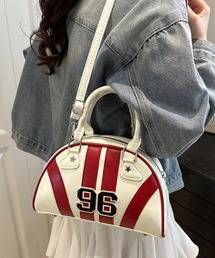 MEMECLE（メメクル）の「【 MEMECLE / メメクル 】2way ブロケットコア ナンバリング ボストン ショルダー バッグ（ボストンバッグ）」