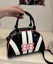 MEMECLE（メメクル）の「【 MEMECLE / メメクル 】2way ブロケットコア ナンバリング ボストン ショルダー バッグ（ボストンバッグ）」