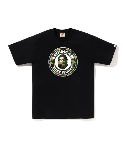 A BATHING APE(アベイシングエイプ)の「GLITCH WOODLAND CAMO BUSY WORKS TEE(Tシャツ/カットソー・メンズ・ブラック/ホワイト・LARGE/XXX-LARGE/MEDIUM/XX-LARGE/SMALL/X-LARGE)」の2枚目の写真