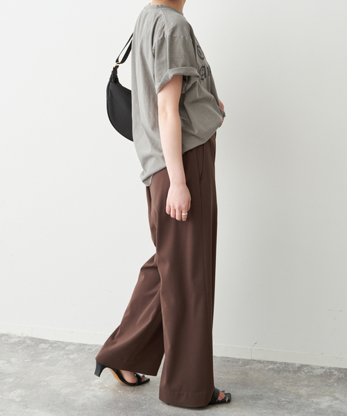 Spick & Span(スピックアンドスパン)の「AUTHEN / オーセン 別注LOGO Tee*(Tシャツ/カットソー・レディース・ライトグレー/マスタード・SMALL)」の8枚目の写真