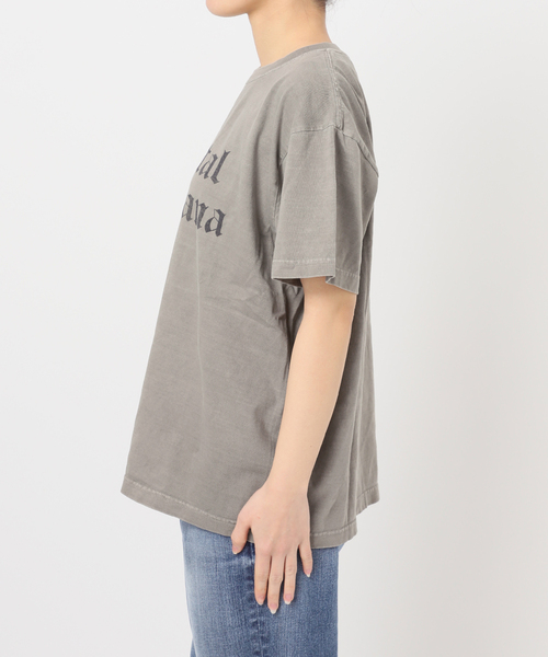 Spick & Span(スピックアンドスパン)の「AUTHEN / オーセン 別注LOGO Tee*(Tシャツ/カットソー・レディース・ライトグレー/マスタード・SMALL)」の13枚目の写真