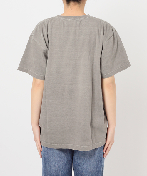 Spick & Span(スピックアンドスパン)の「AUTHEN / オーセン 別注LOGO Tee*(Tシャツ/カットソー・レディース・ライトグレー/マスタード・SMALL)」の14枚目の写真