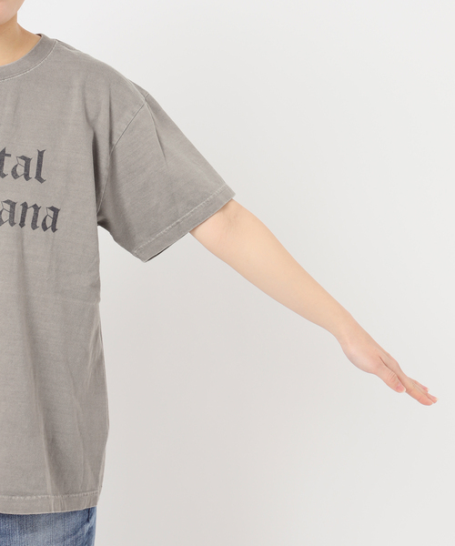 Spick & Span(スピックアンドスパン)の「AUTHEN / オーセン 別注LOGO Tee*(Tシャツ/カットソー・レディース・ライトグレー/マスタード・SMALL)」の16枚目の写真