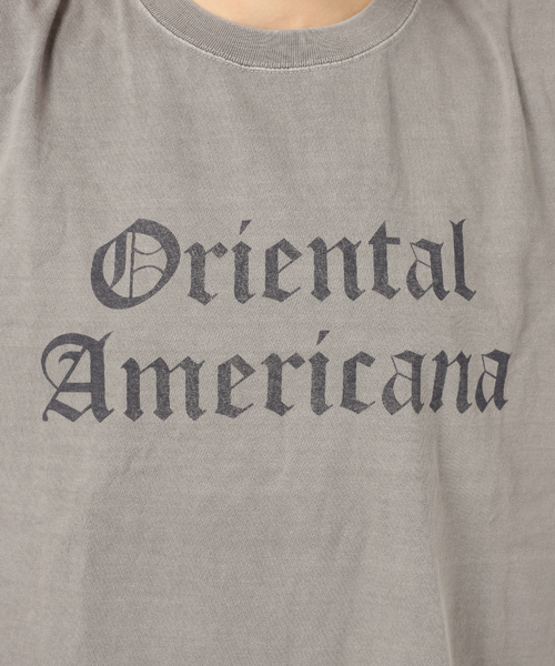 Spick & Span(スピックアンドスパン)の「AUTHEN / オーセン 別注LOGO Tee*(Tシャツ/カットソー・レディース・ライトグレー/マスタード・SMALL)」の19枚目の写真