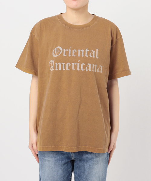 Spick & Span(スピックアンドスパン)の「AUTHEN / オーセン 別注LOGO Tee*(Tシャツ/カットソー・レディース・ライトグレー/マスタード・SMALL)」の21枚目の写真