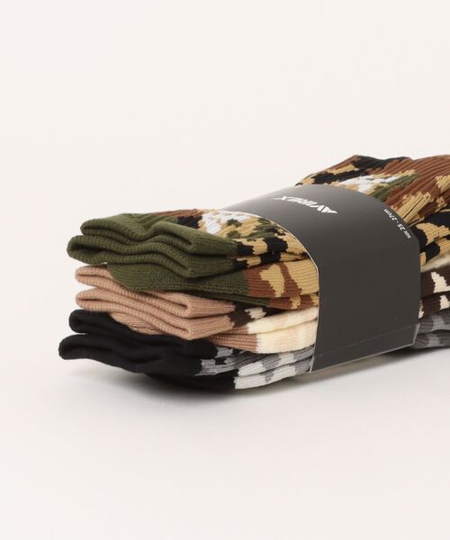 AVIREX（アヴィレックス）の「/AVIREX/Ccamouflage 3P Socks（ソックス/靴下・メンズ・カモフラージュ・25-27）」の9枚目の写真