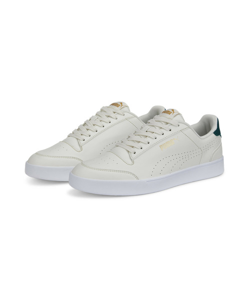 PUMA（プーマ）の「PUMA プーマ ユニセックス プーマ シャッフル パーフ スニーカー（スニーカー・メンズ・ホワイト×ブラック/グリーン系その他2・22.5cm/23.0cm/22.0cm/25.5cm/26.0cm/26.5cm/25.0cm/23.5cm/24.0cm/24.5cm/29.0cm/29.5cm/28.5cm/27.0cm/27.5cm/28.0cm）」の3枚目の写真