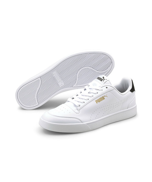 PUMA（プーマ）の「PUMA プーマ ユニセックス プーマ シャッフル パーフ スニーカー（スニーカー・メンズ・ホワイト×ブラック/グリーン系その他2・22.5cm/23.0cm/22.0cm/25.5cm/26.0cm/26.5cm/25.0cm/23.5cm/24.0cm/24.5cm/29.0cm/29.5cm/28.5cm/27.0cm/27.5cm/28.0cm）」の8枚目の写真